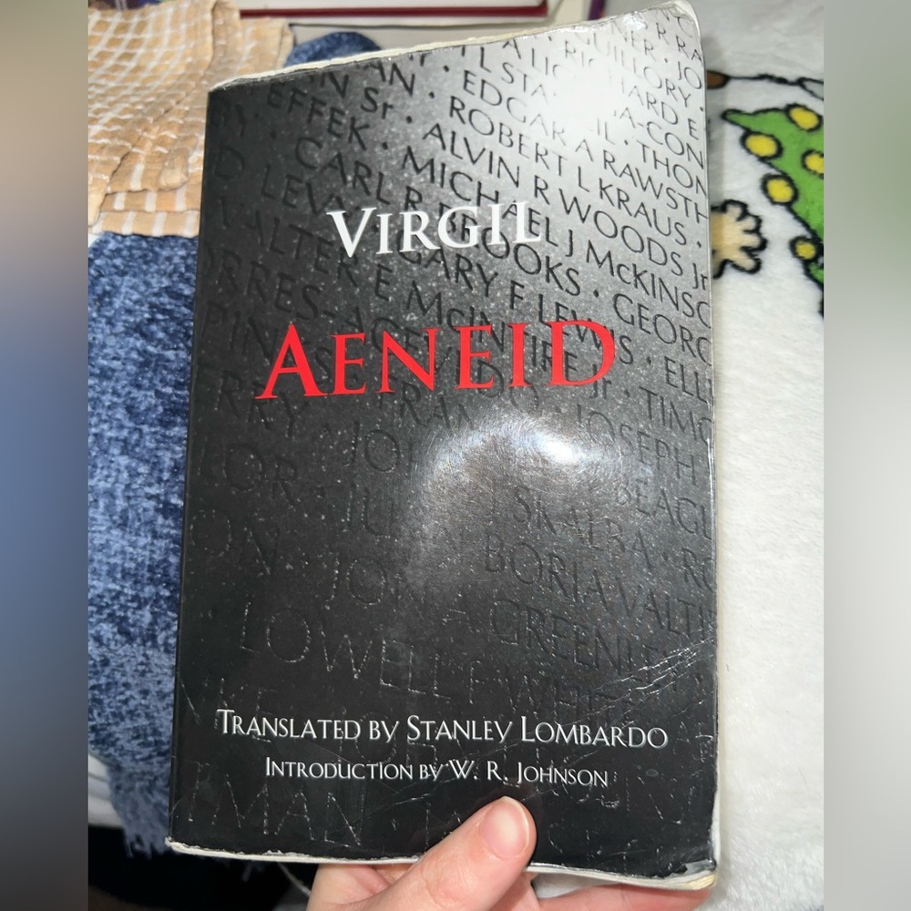 Virgils Aeneid Paperback Book. English Translation. ISBN 978-0-87220-731-8.